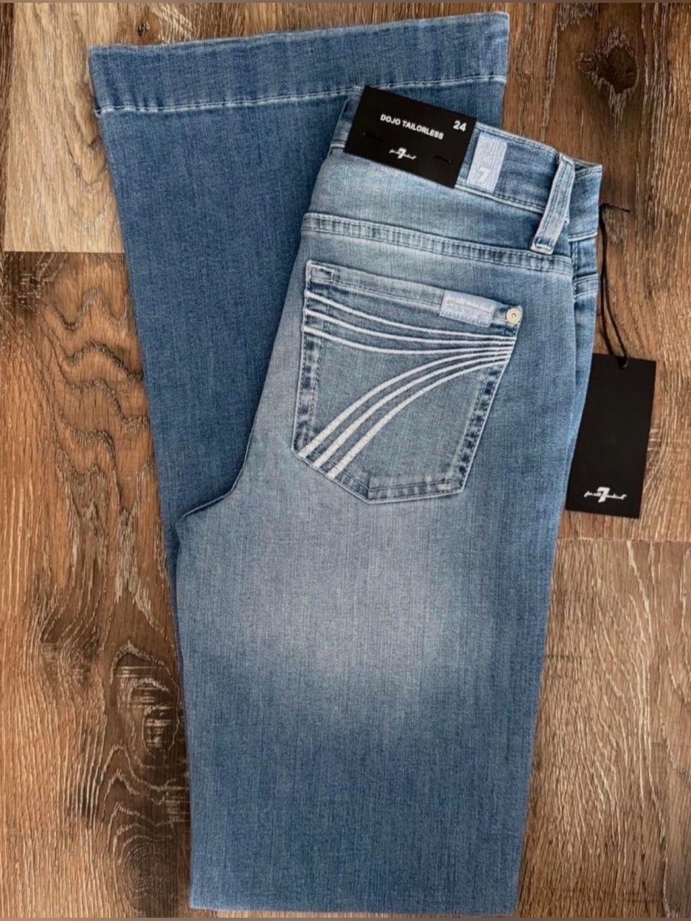 NWT 7 For All Mankind Tailorless Dojo Jeans 7FAMK